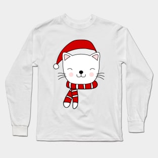 Christmas cat Long Sleeve T-Shirt